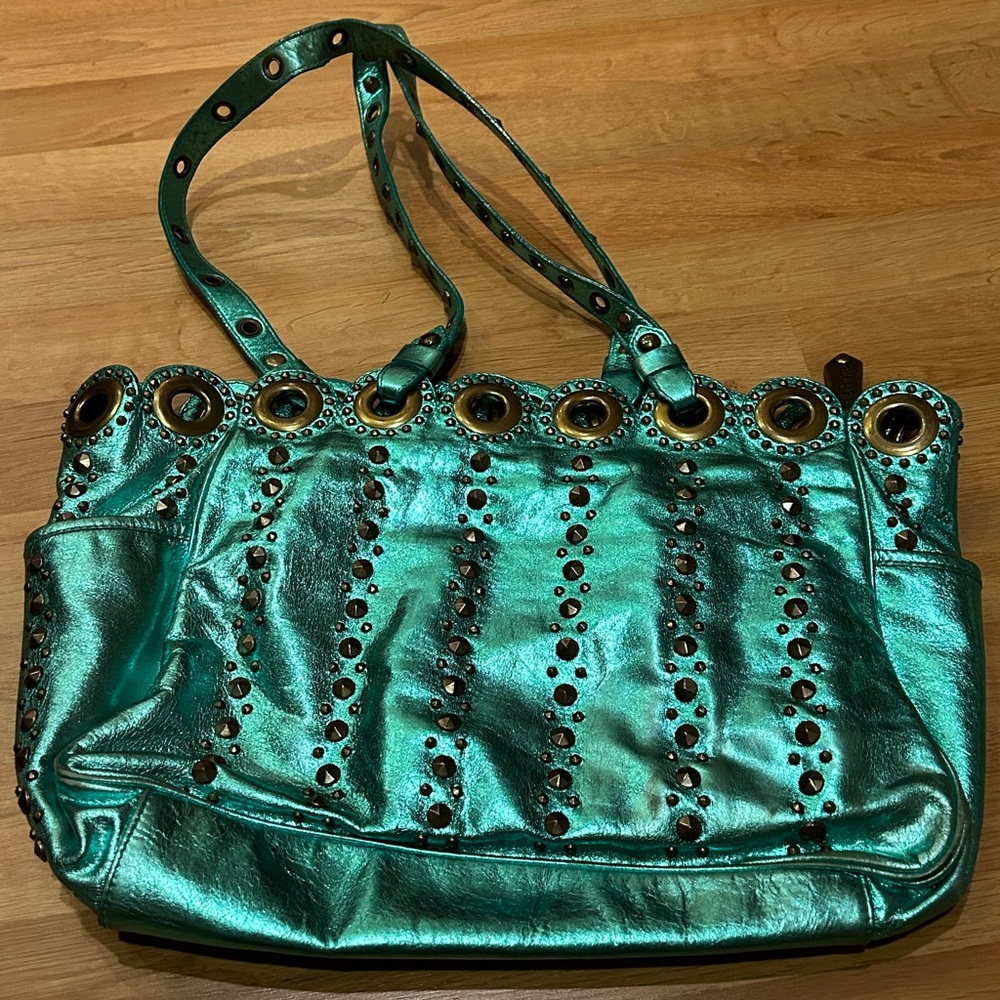 Unique Metallic Studded Designer Tote